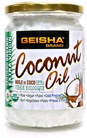 Geisha : Organic Cold – Pressed Extra Virgin Coconut Oil 500 ml