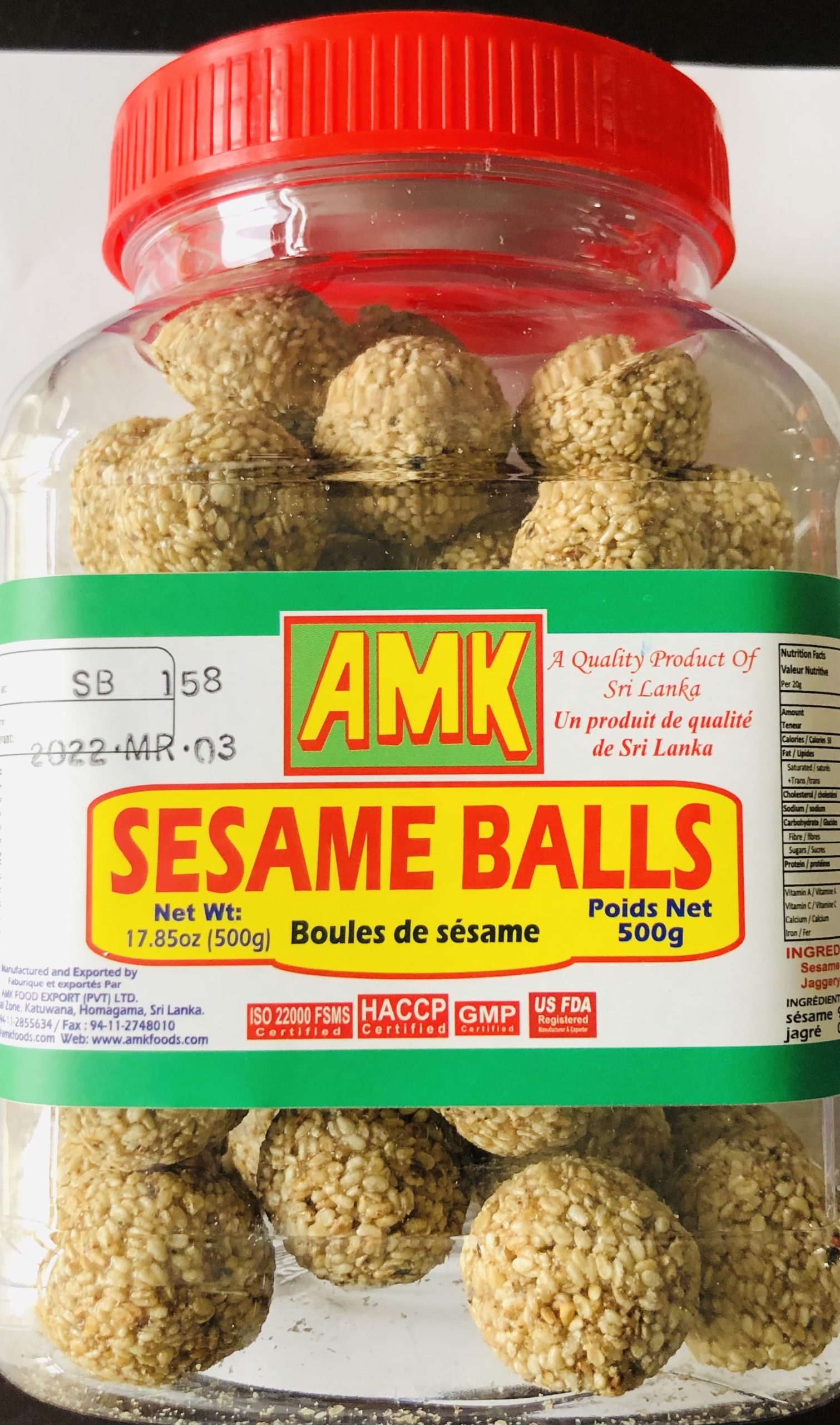 AMK : Sesame Balls 500g
