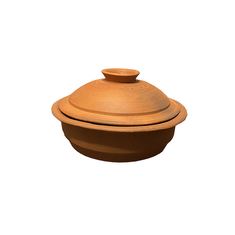 Clay Pots With Lid 10”