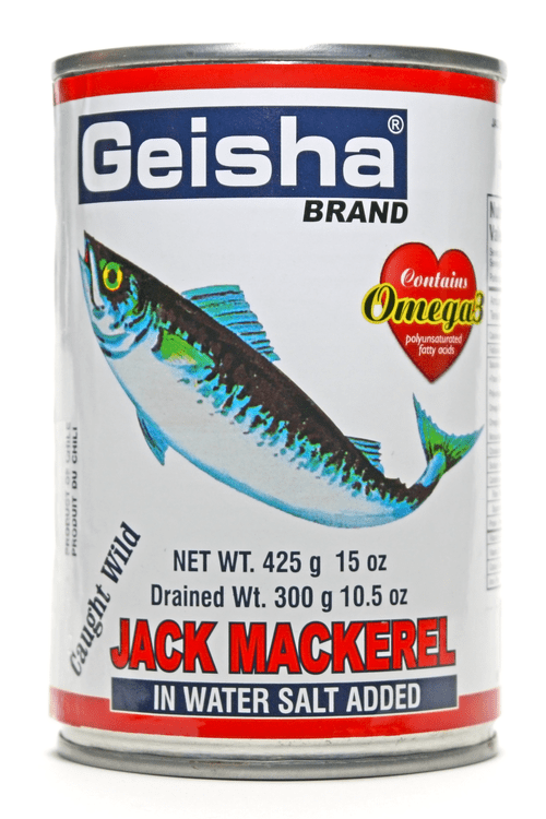 Geisha : Jack Mackerel in Water 425g