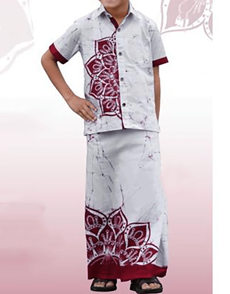 Kid’s Batik Sarong & Shirt Kit – KSS002