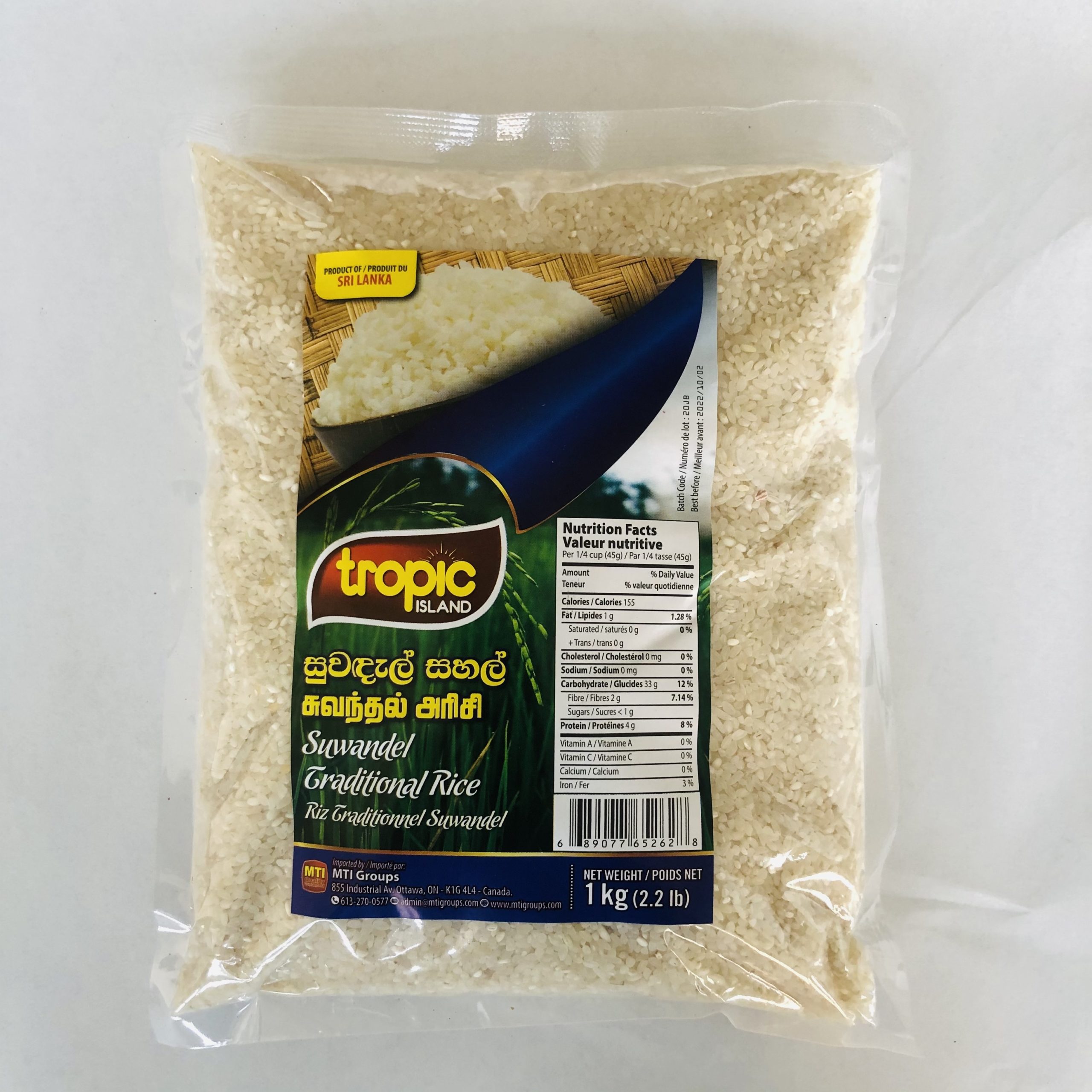 Tropic: Suwandel Traditional Rice – 1kg